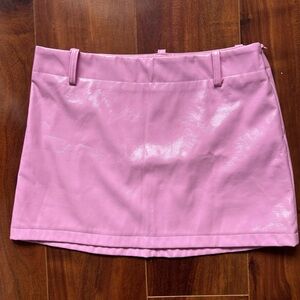 Pink Latex Skirt